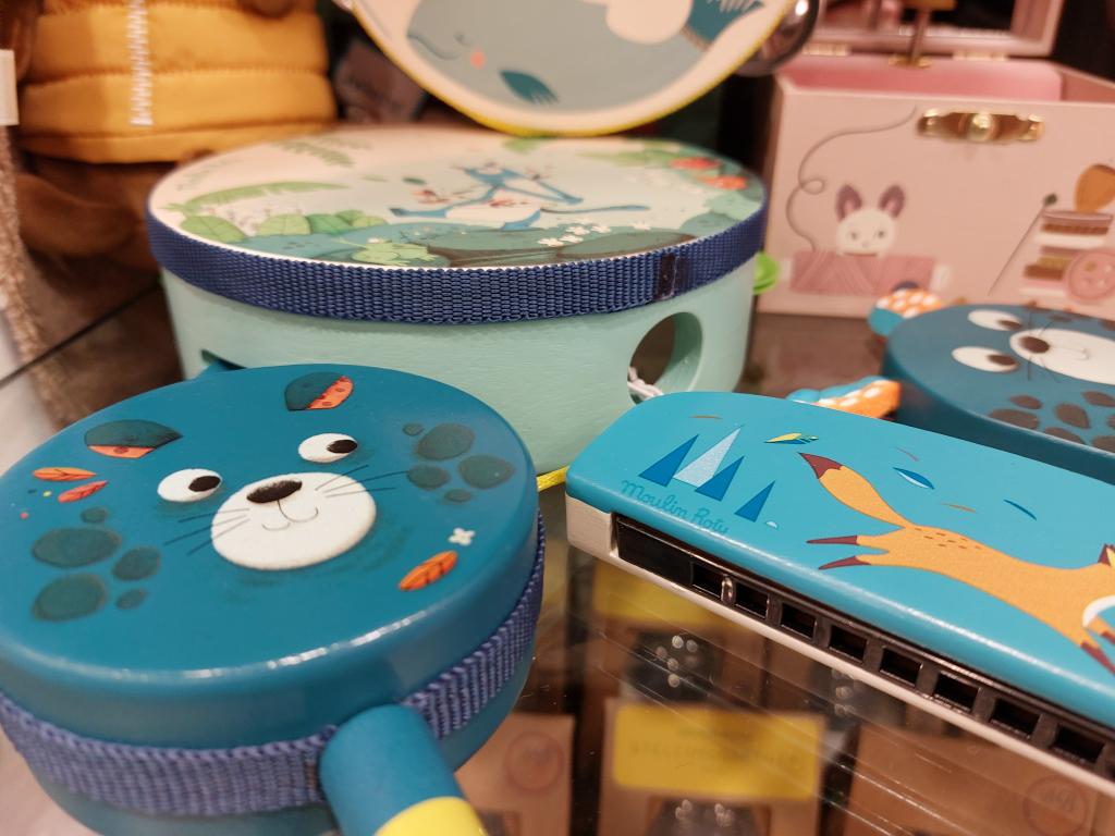 Instruments de musique en bois 