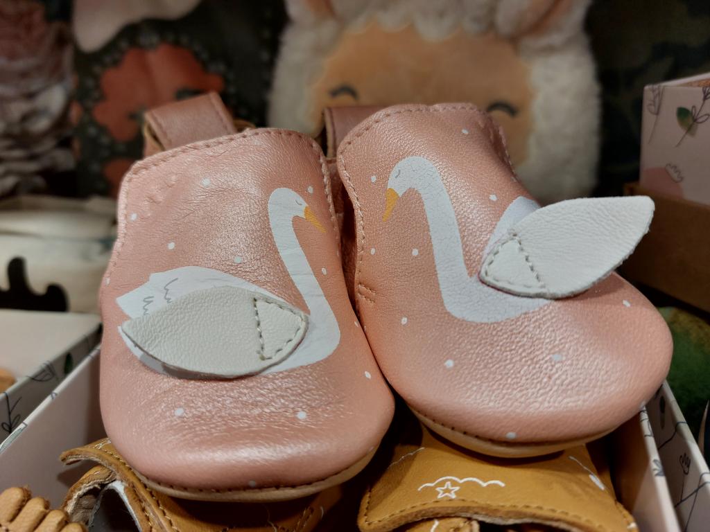 Chaussons en cuir vgtal easy peasy