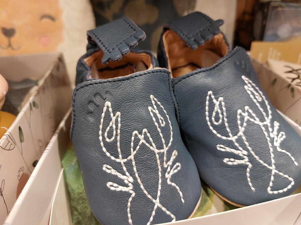 Chaussons en cuir vgtal easy peasy